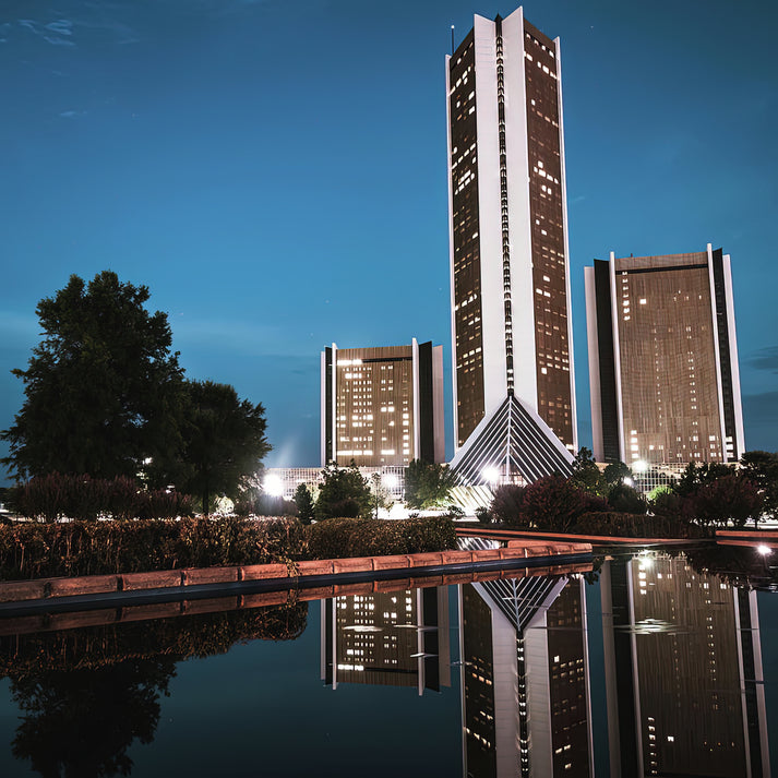 Tulsa CityPlex Towers Art Print | Fine Art Print | RedKalion