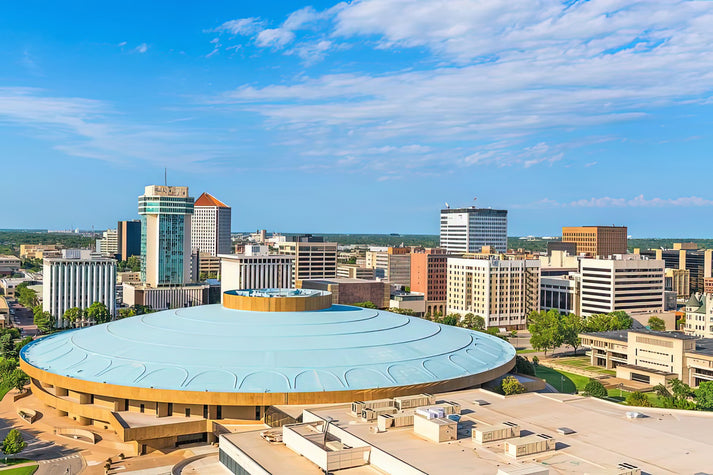 Wichita Skyline Art Print | Premium Fine Art Print | RedKalion