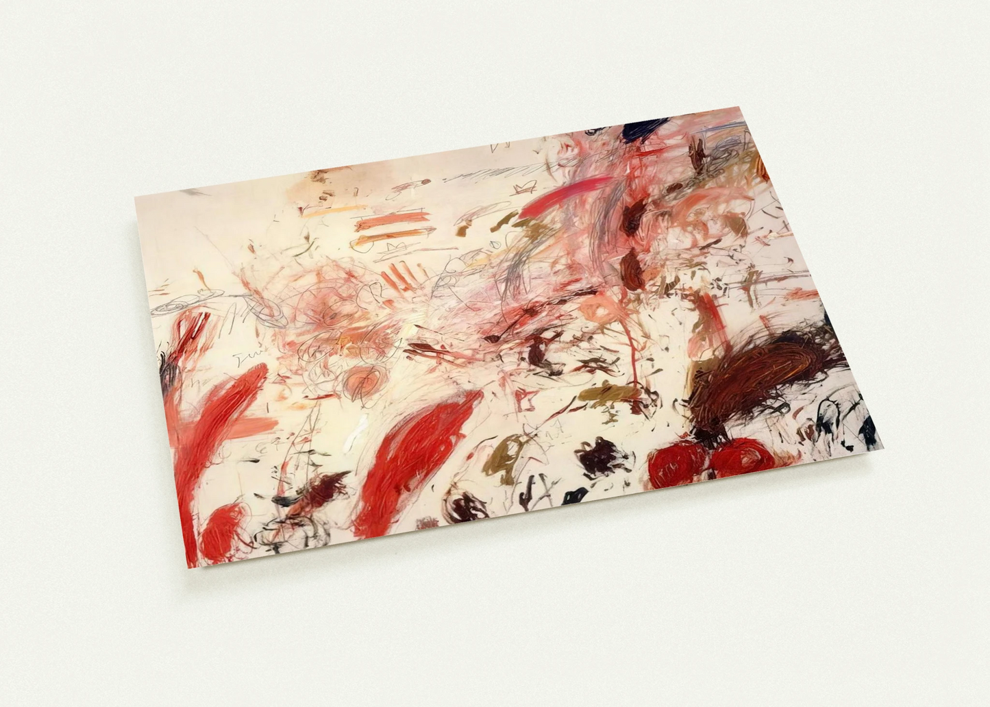 Ferragosto IV By Cy Twombly Pack of 10 Post Cards | Cy Twombly Post Cards | A6 (10.5 x 14.8 cm) - 4.1 x 5.8 inches
