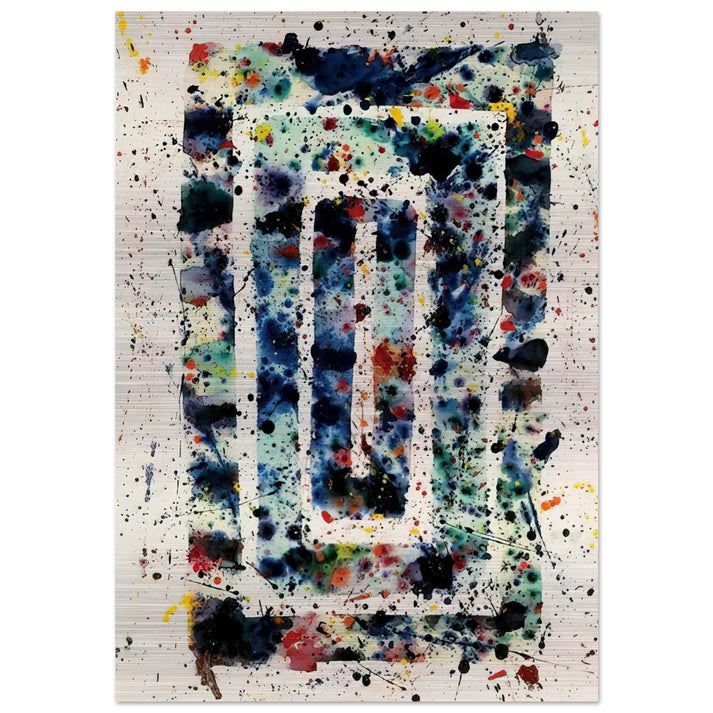 Untitled SF75-102 - Sam Francis Brushed Aluminum Print - 70x100 cm / 28x40 inches | Sam Francis Aluminum Print | Sam Francis Prints