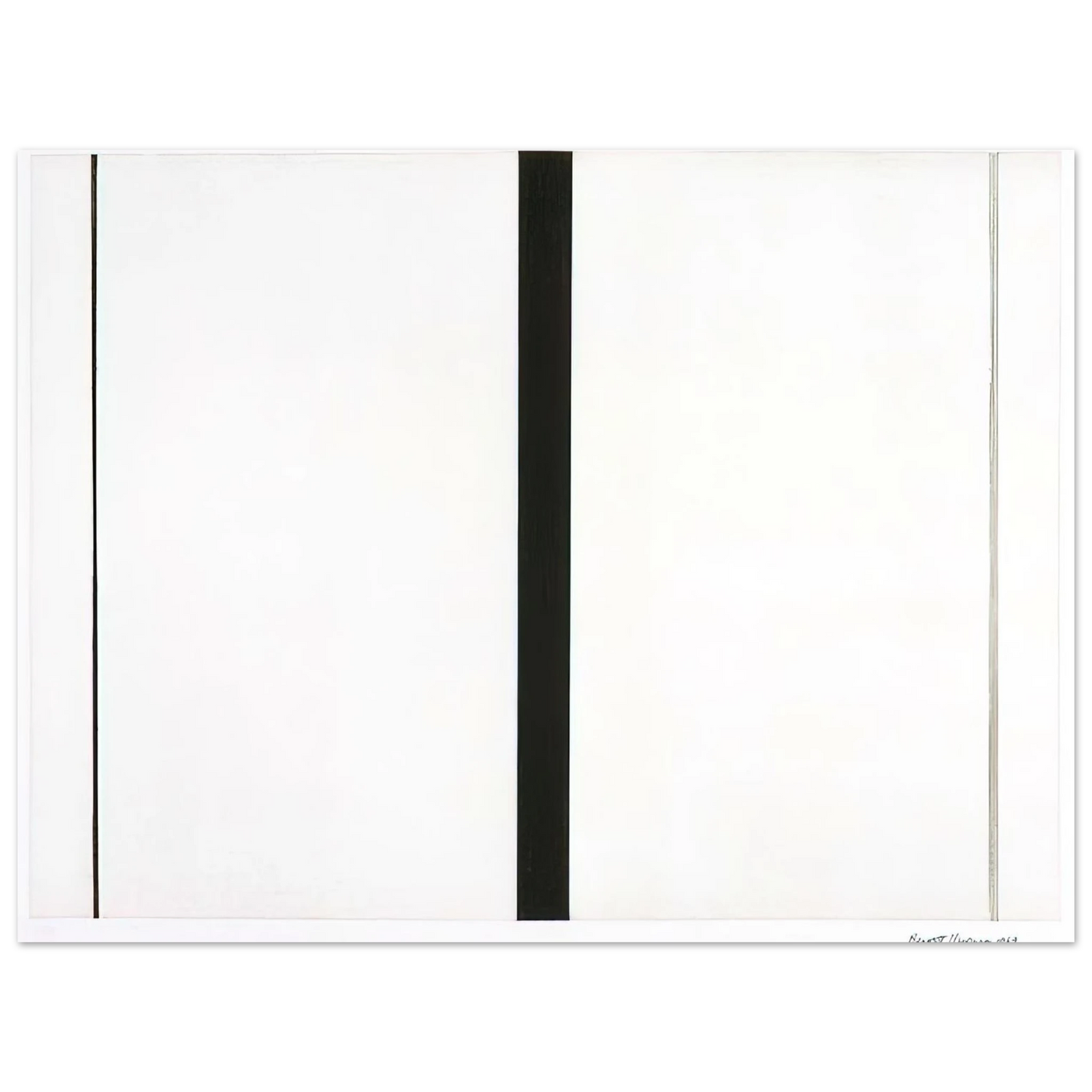 Barnett Newman - Untitled Etching #1 75x100 cm / 30x40inches Fine Art Poster