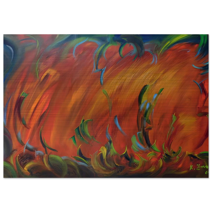 Evening - Konrad Zuse Brushed Aluminum Print - 70x100 cm / 28x40 inches | Konrad Zuse Aluminum Print | Konrad Zuse Prints