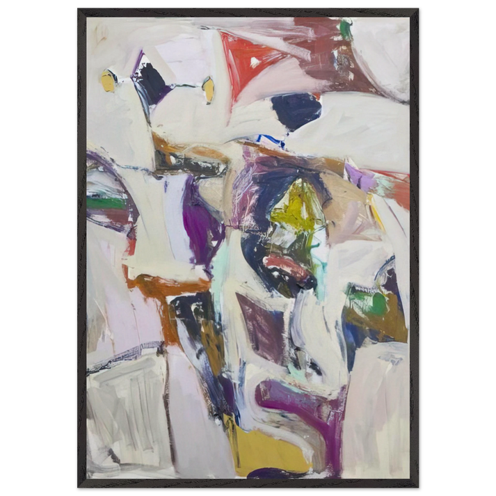 Untitled 14 - 1960 - John Altoon 70x100 cm / 28x40 inches Framed Art Print – Black Wooden Frame