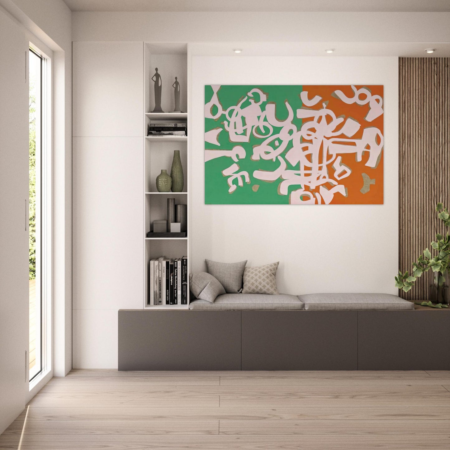 Apparenti tinte - 1990 - Carla Accardi Art Prints - 100x150 cm / 40x60″ inches | Carla Accardi Poster | Carla Accardi Prints