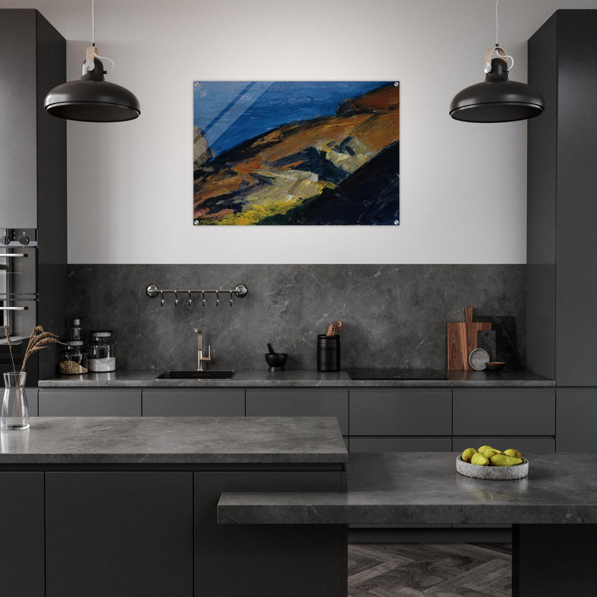 Rocks and Shore - Edward Hopper Acrylic Print - 70x100 cm / 28x40″ inches | Edward Hopper Wall Art | Edward Hopper Prints