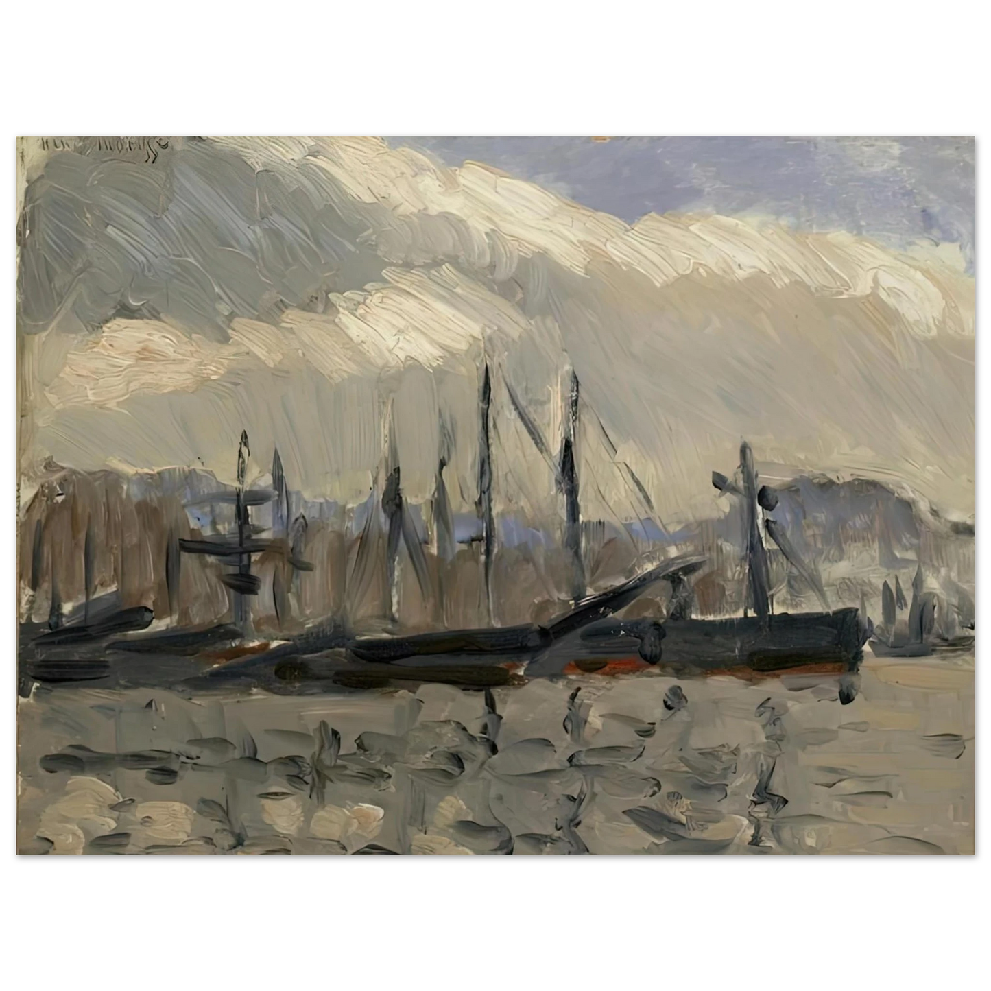 Henri Matisse - PORT DE CHERBOURG 75x100 cm / 30x40inches Fine Art Poster