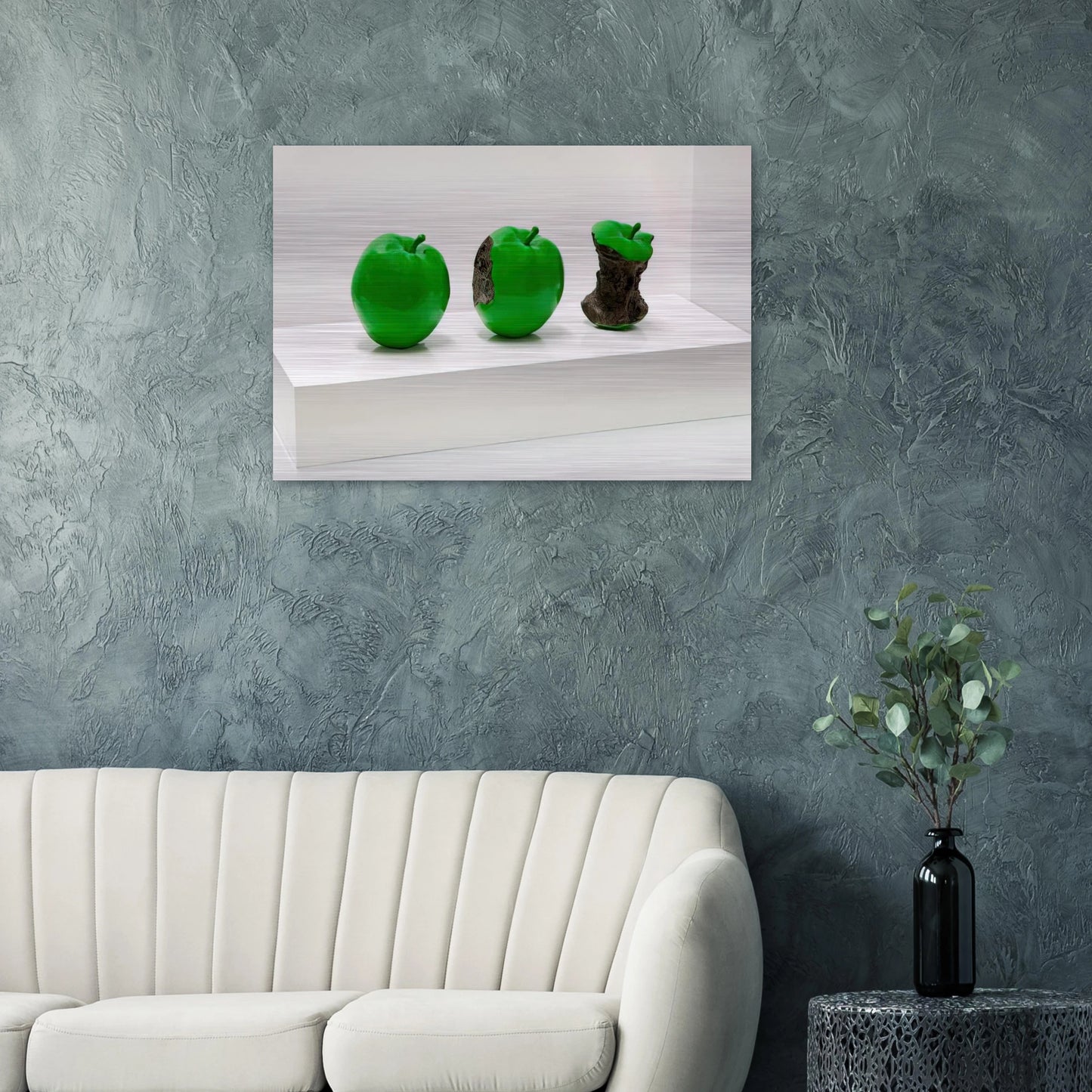 2 Minutes, 33 Seconds - 1990 - Billy Apple Brushed Aluminum Print - 70x100 cm / 28x40 inches | Billy Apple Aluminum Print | Billy Apple Prints