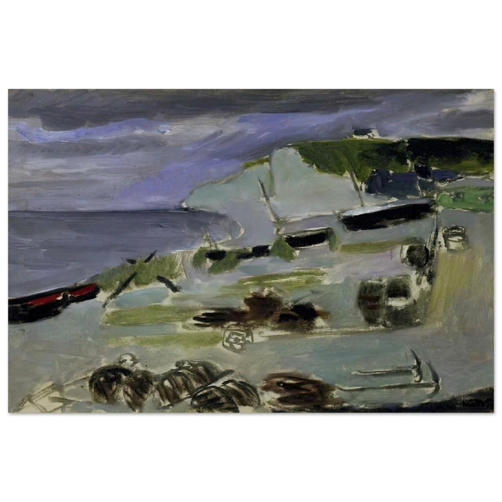 BOATS ON THE BEACH ETRETAT 1920 - Henri Matisse Art Prints - 100x150 cm / 40x60″ inches | Henri Matisse Poster | Henri Matisse Prints