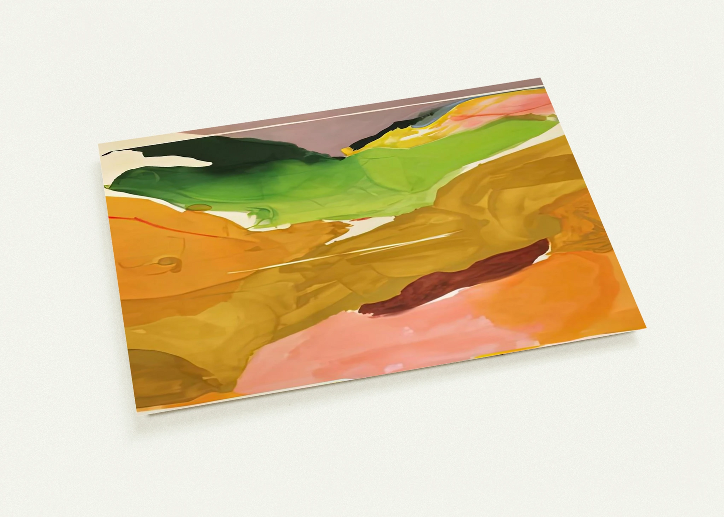 Nature Abhors a Vacuum, 1973- By Helen Frankenthaler Pack of 10 Post Cards | Helen Frankenthaler Post Cards | A6 (10.5 x 14.8 cm) - 4.1 x 5.8 inches