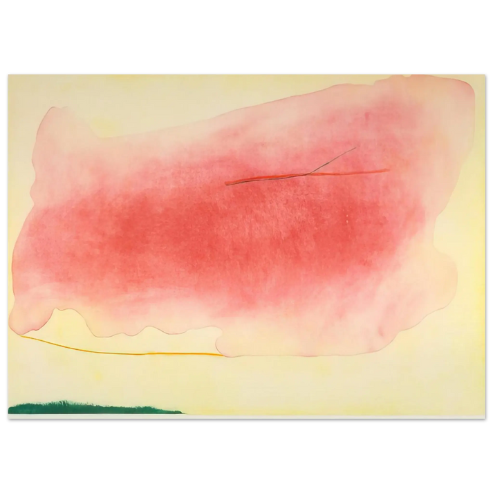 Helen Frankenthaler - Nepenthe - 1972 Wall art - 13x18 cm / 5x7 Inches - Premium Wooden Framed Poster With Fine Art Paper - Wood frame
