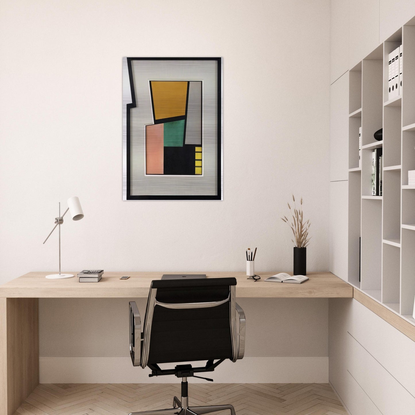 Négal - 1943 - Carmelo Arden Quin Brushed Aluminum Print - 70x100 cm / 28x40 inches | Carmelo Arden Quin Aluminum Print | Carmelo Arden Quin Prints