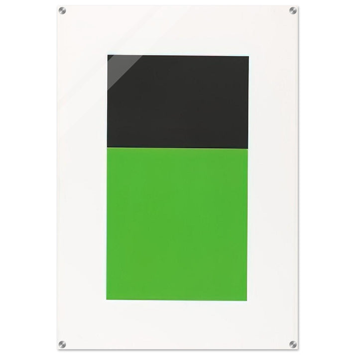 Black-Green from the Series of Ten Lithographs - Ellsworth Kelly Acrylic Print - 70x100 cm / 28x40″ inches