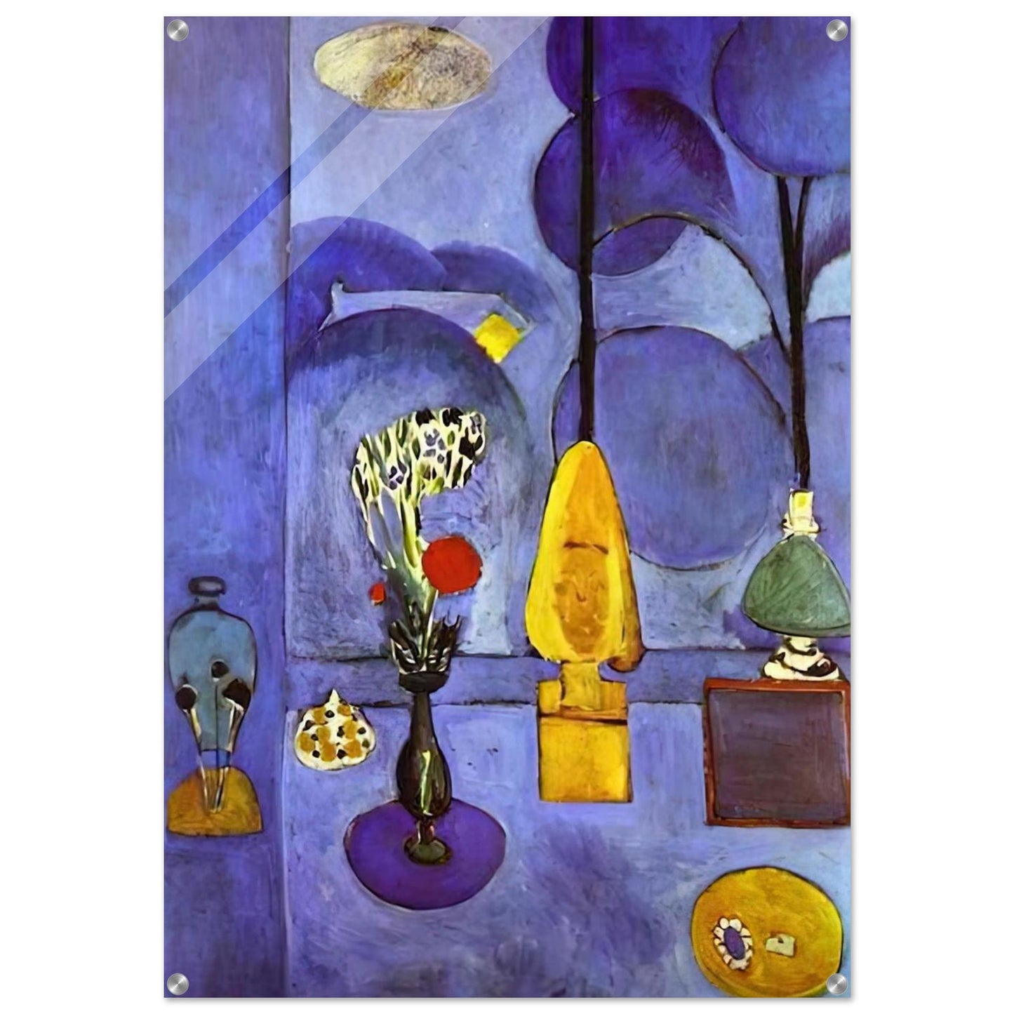 THE BLUE WINDOW 1911 - Henri Matisse Acrylic Print - 70x100 cm / 28x40″ inches