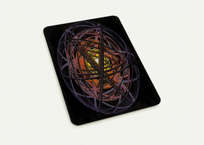 CONCENTRIC RINDS COLOUR By MC Escher Pack of 10 Post Cards | MC Escher Post Cards | A6 (10.5 x 14.8 cm) - 4.1 x 5.8 inches