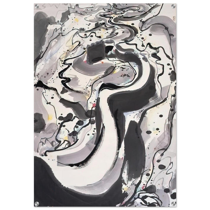 The Great Wall I - 1986 - Wu Guanzhong Acrylic Print - 70x100 cm / 28x40″ inches | Wu Guanzhong Wall Art | Wu Guanzhong Prints