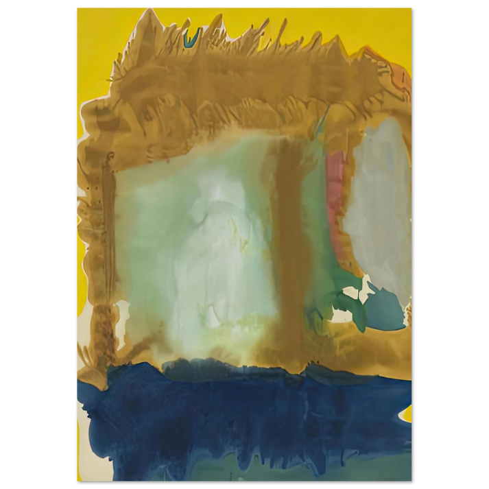 Helen Frankenthaler - Milkwood Arcade, 1963- Wall Art - 21x29.7 cm / 8x12" - Premium Wooden Framed Poster With Fine Art Paper-canvas - Black frame