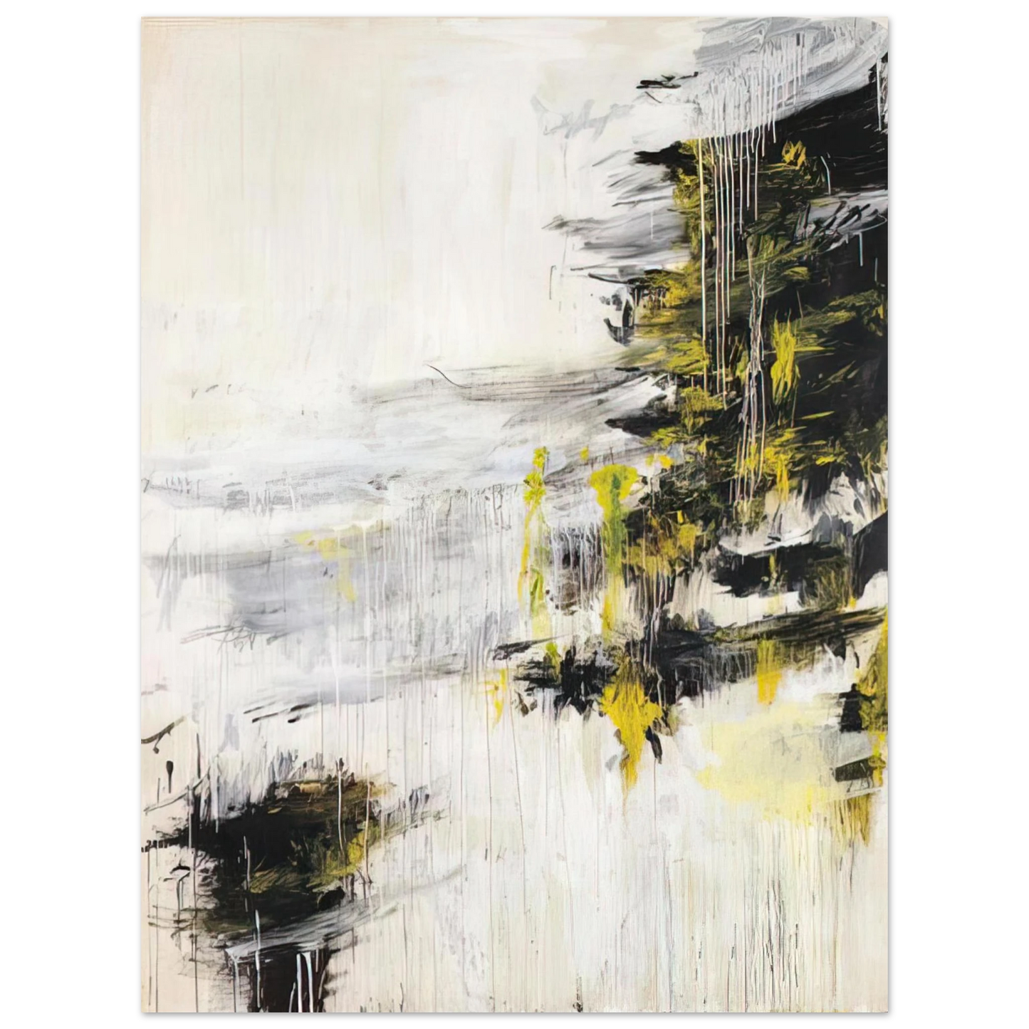 Cy Twombly - Quattro Stagioni II. Inverno 75x100 cm / 30x40inches Fine Art Poster