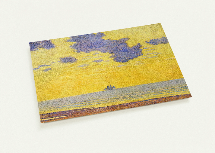 BIG CLOUDS 1893 By Theo van Rysselberghe Pack of 10 Post Cards | Theo van Rysselberghe Post Cards | A6 (10.5 x 14.8 cm) - 4.1 x 5.8 inches