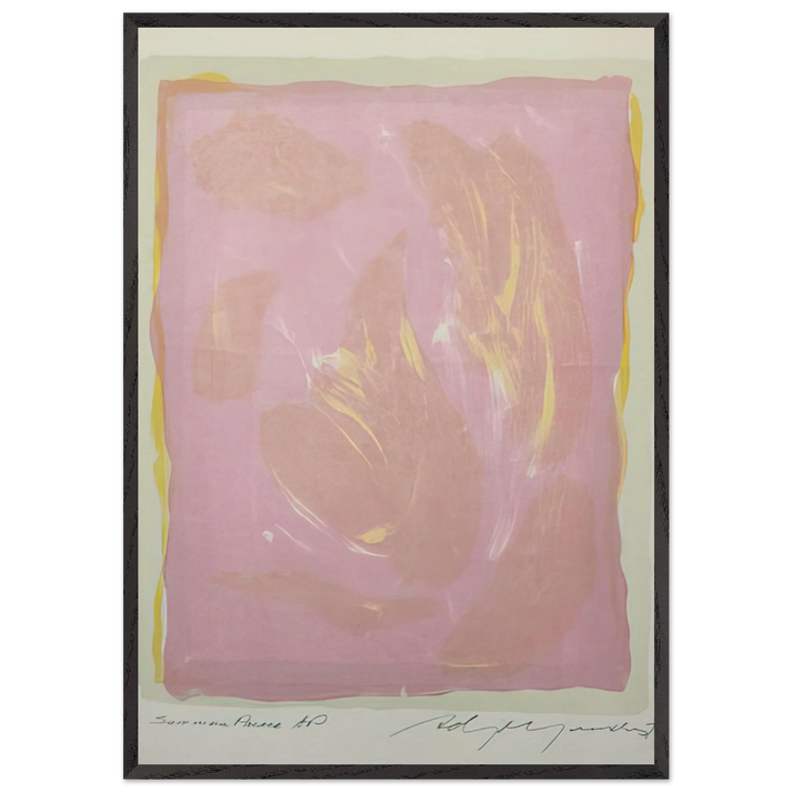 Summer Palace - 1975 - Adja Yunkers 70x100 cm / 28x40 inches Framed Art Print – Black Wooden Frame