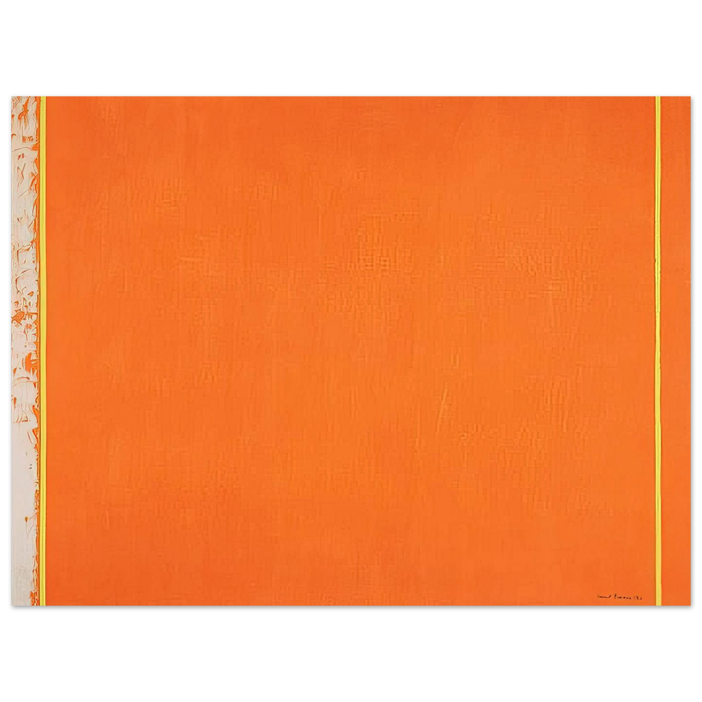 Barnett Newman - The Third 75x100 cm / 30x40inches Fine Art Poster