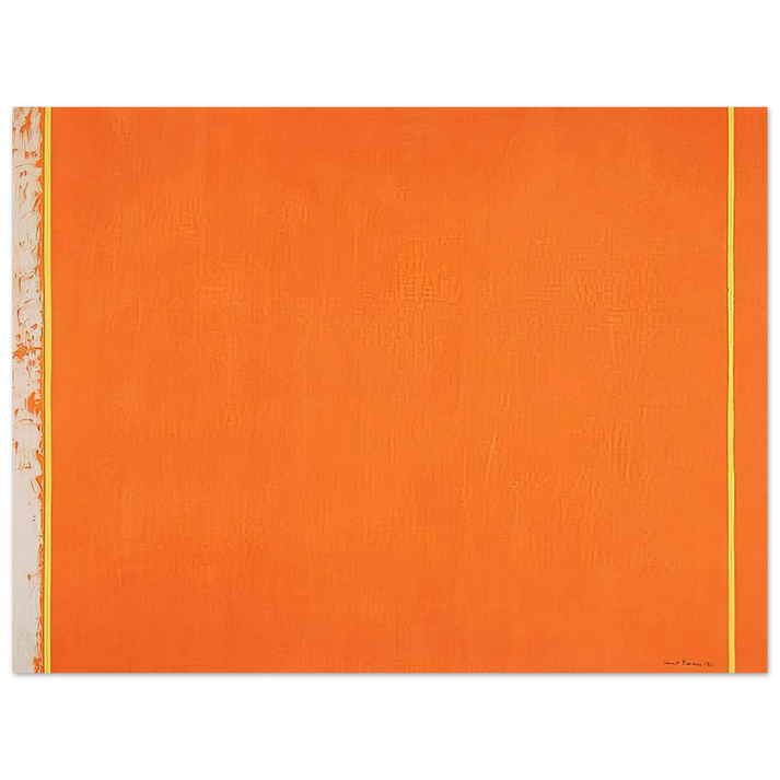 Barnett Newman - The Third 75x100 cm / 30x40inches Fine Art Poster