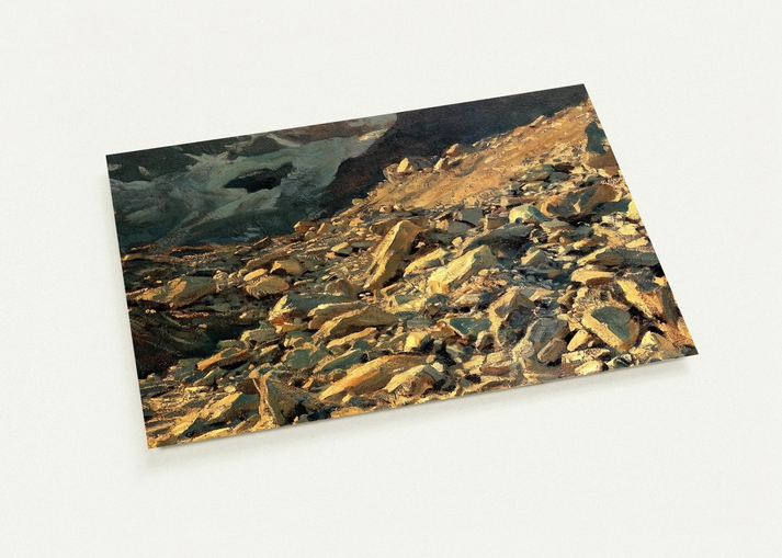 Moraine By John Singer Sargent Pack of 10 Post Cards | John Singer Sargent Post Cards | A6 (10.5 x 14.8 cm) - 4.1 x 5.8 inches