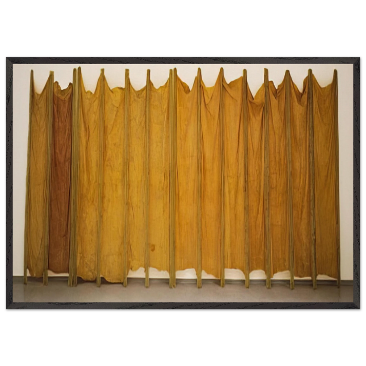 EXPANDED EXPANSION 1969 - Eva Hesse 70x100 cm / 28x40 inches Framed Art Print – Black Wooden Frame