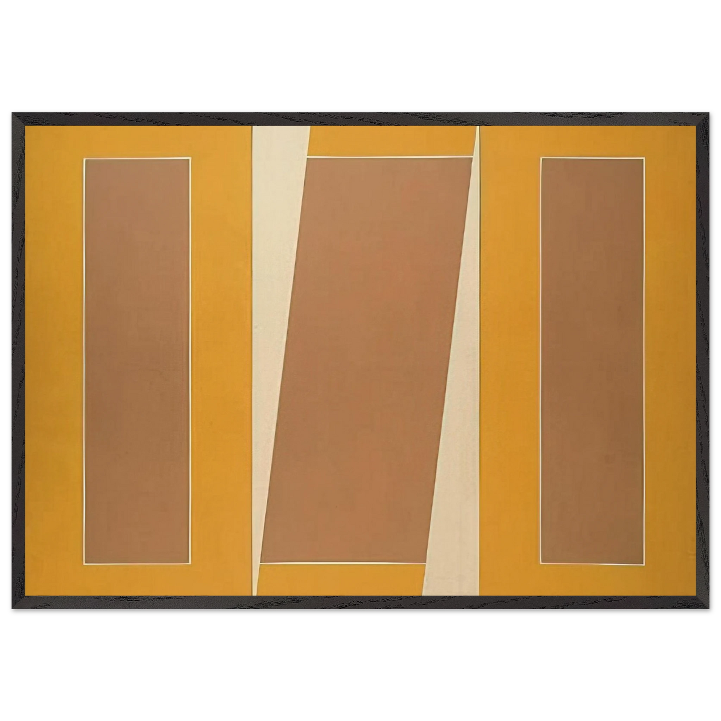 Untitled - 1968 N10 - Mark Lancaster 70x100 cm / 28x40 inches Framed Art Print – Black Wooden Frame