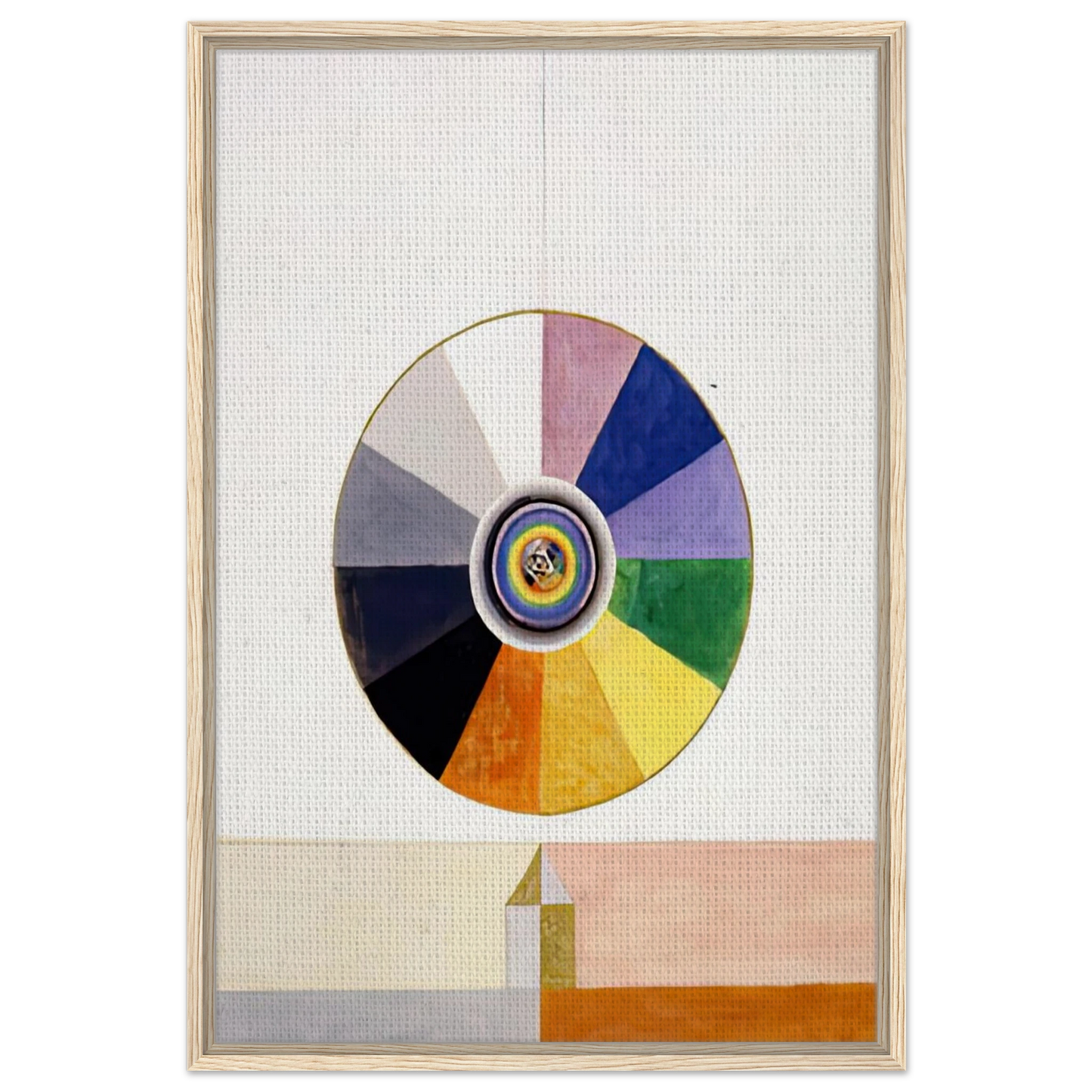 SERIES VII NO 7D 1920 - Hilma af Klint Framed Canvas Print - 60x90 cm / 24x36″ inches