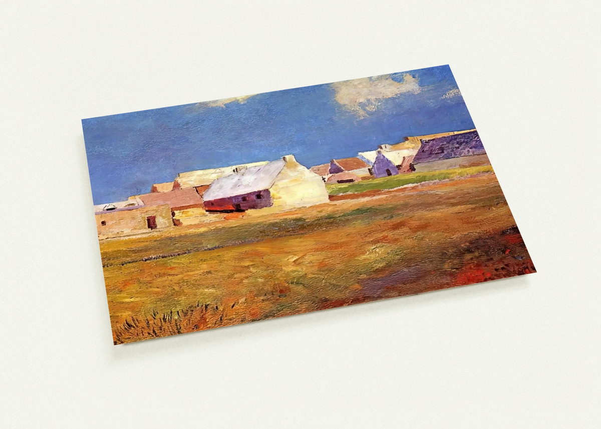 BRETON VILLAGE By Odilon Redon Pack of 10 Post Cards | Odilon Redon Post Cards | A6 (10.5 x 14.8 cm) - 4.1 x 5.8 inches