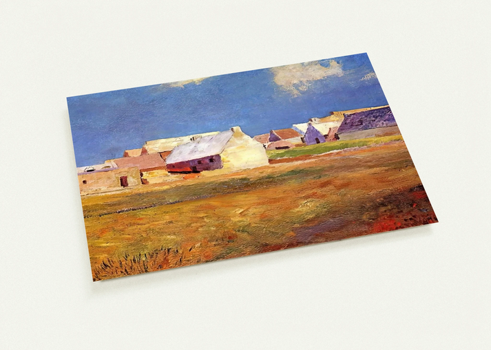 BRETON VILLAGE By Odilon Redon Pack of 10 Post Cards | Odilon Redon Post Cards | A6 (10.5 x 14.8 cm) - 4.1 x 5.8 inches