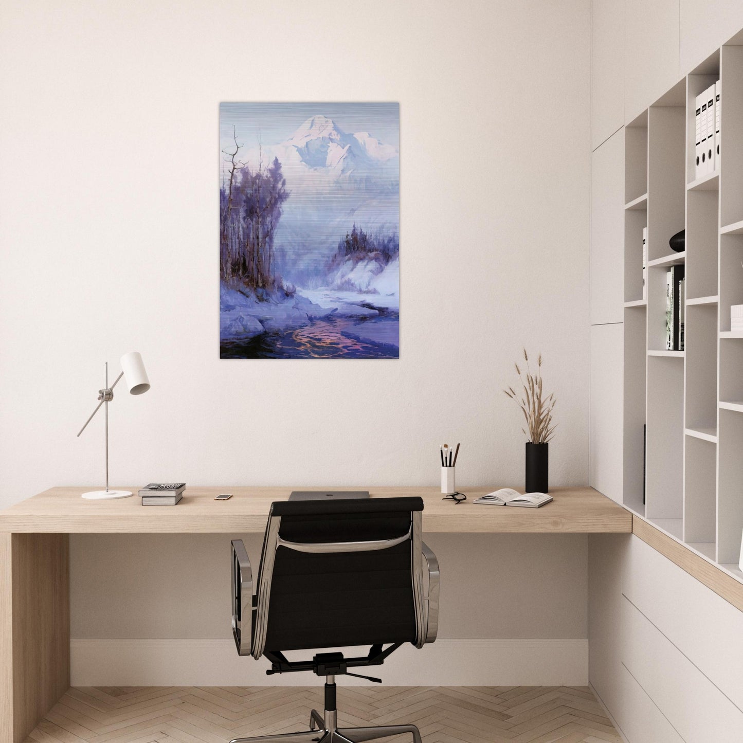 The Breakup - Romanticism - Sydney Laurence Brushed Aluminum Print - 70x100 cm / 28x40 inches | Sydney Laurence Aluminum Print | Sydney Laurence Prints