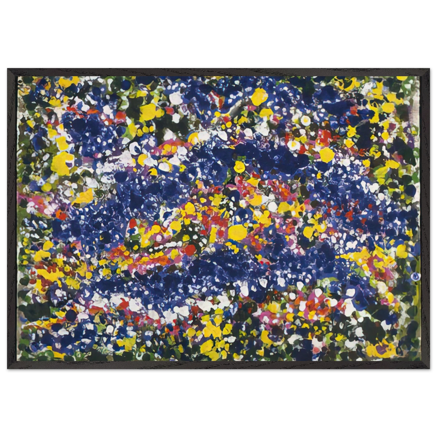 Bird in the Spring - Richard Pousette-Dart 70x100 cm / 28x40 inches Framed Art Print – Black Wooden Frame