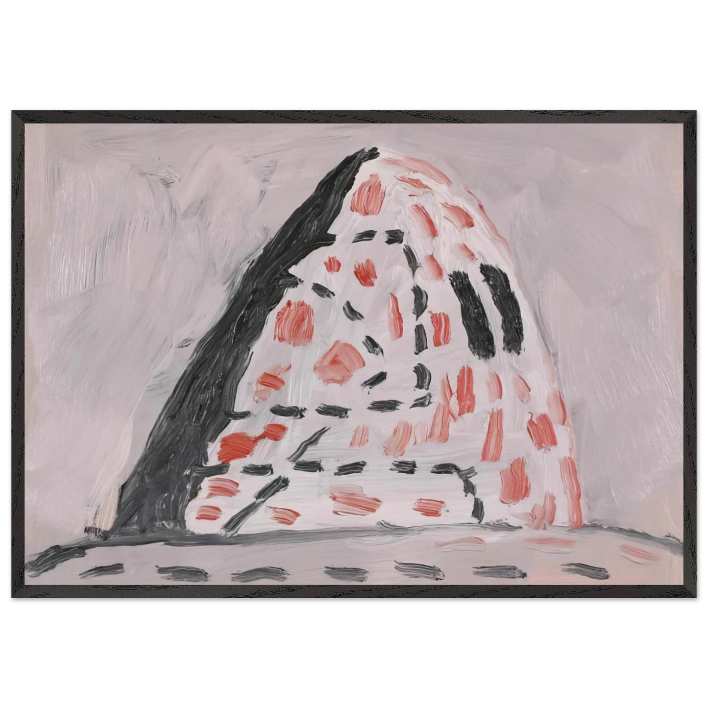 Untitled 2 N5 - Philip Guston 70x100 cm / 28x40 inches Framed Art Print – Black Wooden Frame