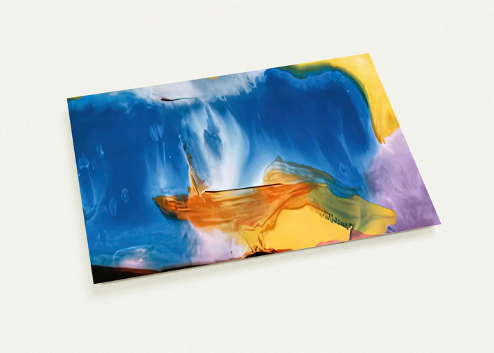 Moveable Blue, 1973- By Helen Frankenthaler Pack of 10 Post Cards | Helen Frankenthaler Post Cards | A6 (10.5 x 14.8 cm) - 4.1 x 5.8 inches