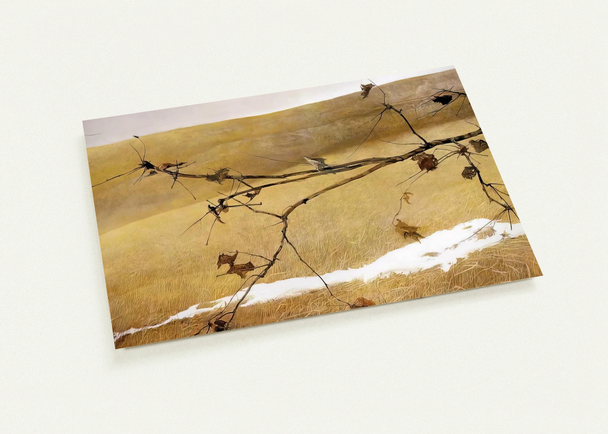 LONG LIMB By Andrew Wyeth Pack of 10 Post Cards | Andrew Wyeth Post Cards | A6 (10.5 x 14.8 cm) - 4.1 x 5.8 inches