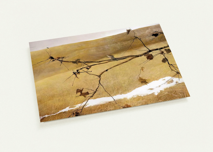 LONG LIMB By Andrew Wyeth Pack of 10 Post Cards | Andrew Wyeth Post Cards | A6 (10.5 x 14.8 cm) - 4.1 x 5.8 inches