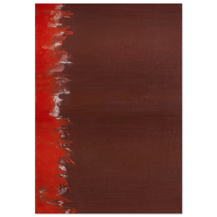Untitled 3 - Barnett Newman Brushed Aluminum Print - 70x100 cm / 28x40 inches | Barnett Newman Aluminum Print | Barnett Newman Prints