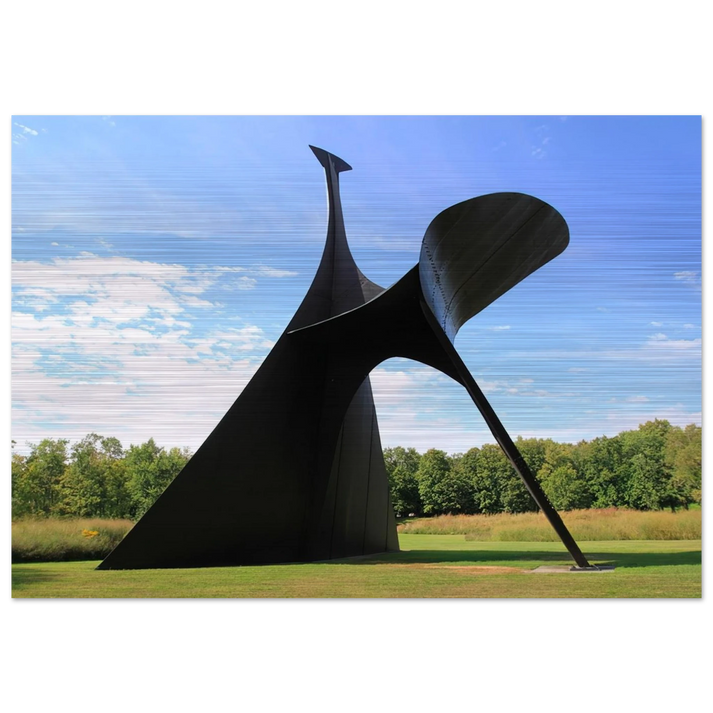 THE ARCH 1975 - Alexander Calder Brushed Aluminum Print - 70x100 cm / 28x40 inches | Alexander Calder Aluminum Print | Alexander Calder Prints