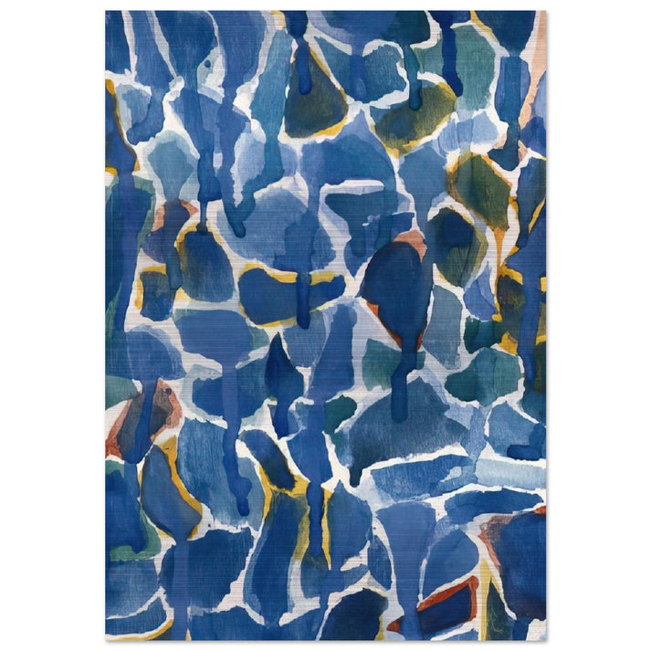 Untitled SF54-077 - Sam Francis Brushed Aluminum Print - 70x100 cm / 28x40 inches | Sam Francis Aluminum Print | Sam Francis Prints