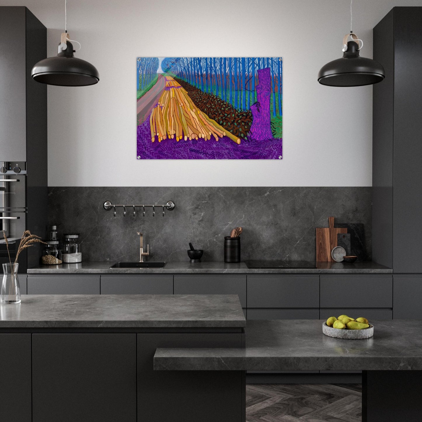 David Hockney - David Hockney Acrylic Print - 70x100 cm / 28x40″ inches | David Hockney Art | Artwork by David Hockney