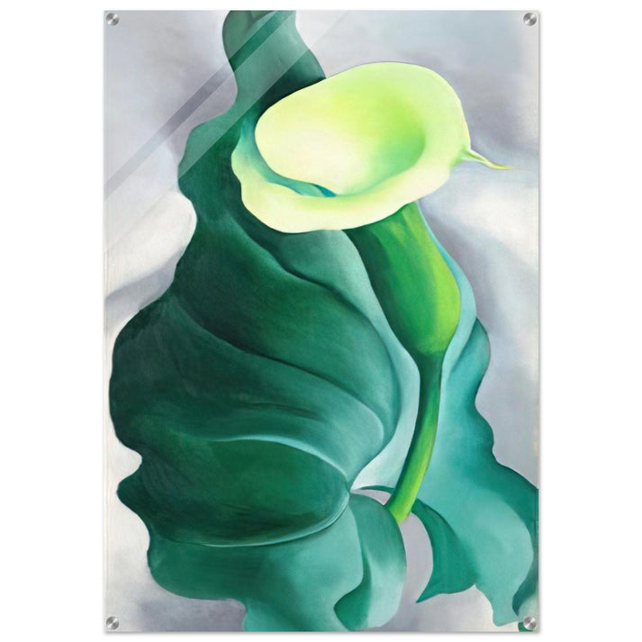 Calla Lily Lily-Yellow No. 2 - Georgia O'Keeffe Acrylic Print - 70x100 cm / 28x40″ inches