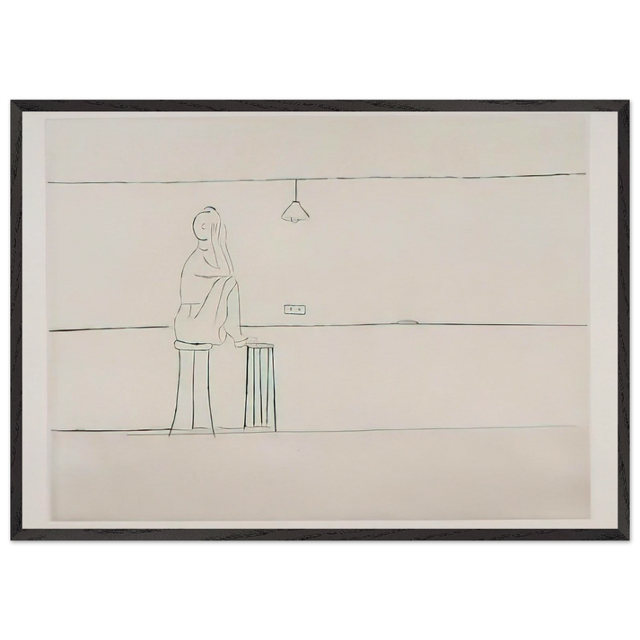 EMPTY NEST 1994 - Louise Bourgeois 70x100 cm / 28x40 inches Framed Art Print – Black Wooden Frame