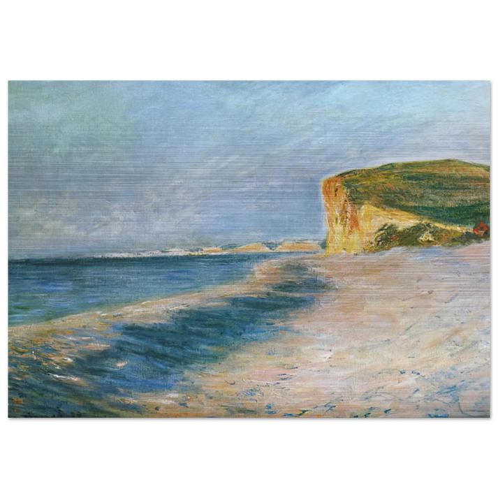 Pourville, near Dieppe - claude monet Brushed Aluminum Print - 70x100 cm / 28x40 inches | claude monet Aluminum Print | claude monet Prints
