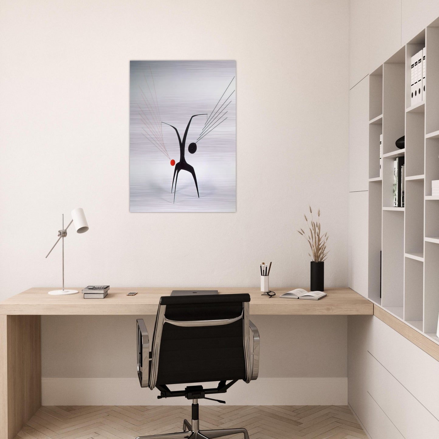 UN EFFET DU JAPONAIS 1941 - Alexander Calder Brushed Aluminum Print - 70x100 cm / 28x40 inches | Alexander Calder Aluminum Print | Alexander Calder Prints