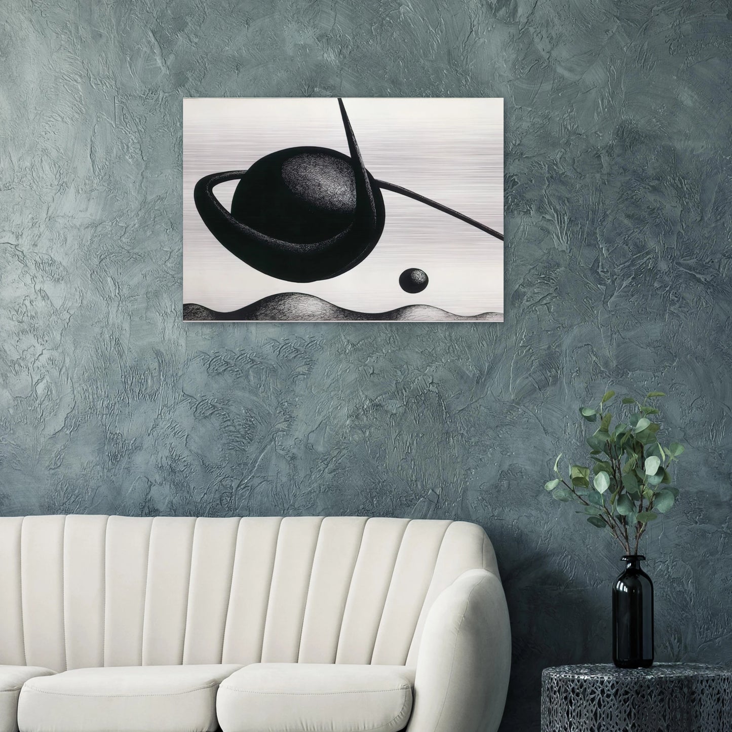 THE PLANET 1933 - Alexander Calder Brushed Aluminum Print - 70x100 cm / 28x40 inches | Alexander Calder Aluminum Print | Alexander Calder Prints