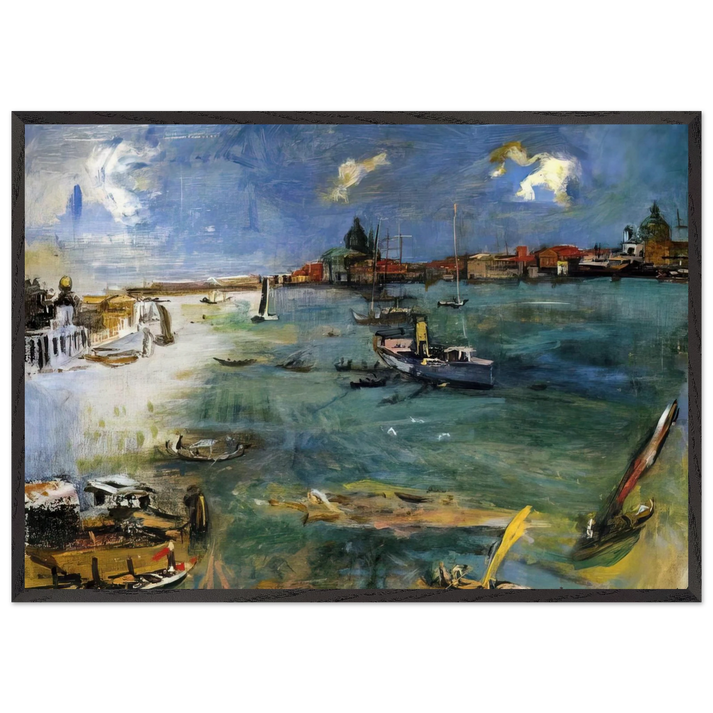 NOTDETECTED235881 - OSKAR KOKOSCHKA 70x100 cm / 28x40 inches Framed Art Print – Black Wooden Frame