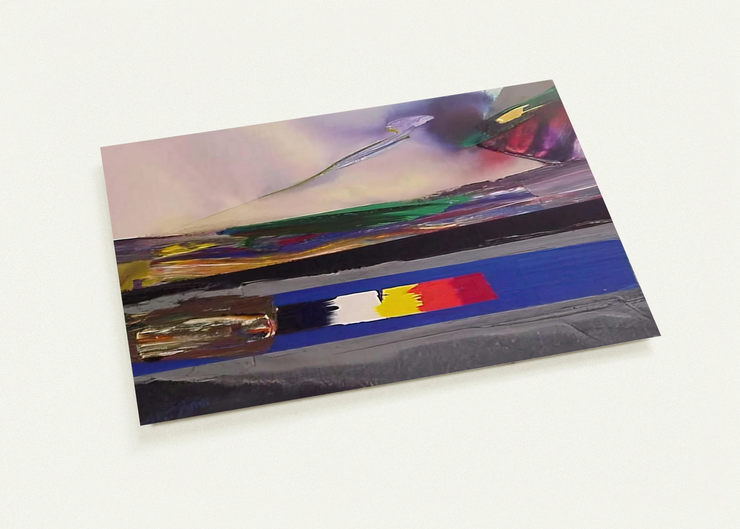 Phenomena Prism Yield By Paul Jenkins Pack of 10 Post Cards | Paul Jenkins Post Cards | A6 (10.5 x 14.8 cm) - 4.1 x 5.8 inches