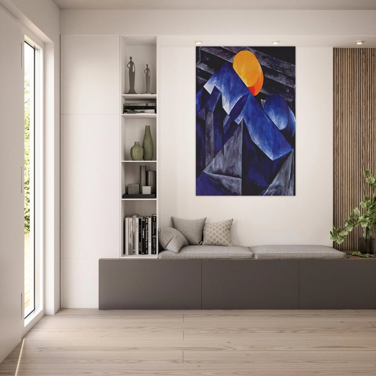 Composition - 1914 - Natalia Goncharova Art Prints - 100x150 cm / 40x60″ inches | Natalia Goncharova Poster | Natalia Goncharova Prints