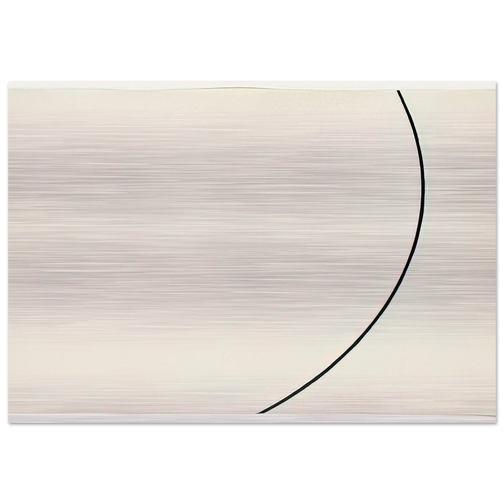 Curve - Ellsworth Kelly Brushed Aluminum Print - 70x100 cm / 28x40 inches | Ellsworth Kelly Aluminum Print | Ellsworth Kelly Prints